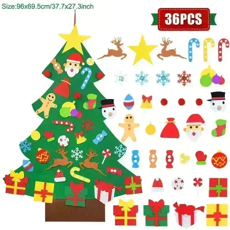 DIY Felt Christmas Tree Ornaments For Kids - EX-STOCK CANADA