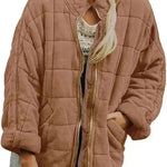 Casual Winter Cotton Padded Loose Pockets Long Sleeved Jacket Women - EX-STOCK CANADA