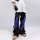 Five-pointed Star Embroidery Denim Horn Loose Straight Casual All-match Mop Jeans Baggy Trousers Men - EX-STOCK Canada