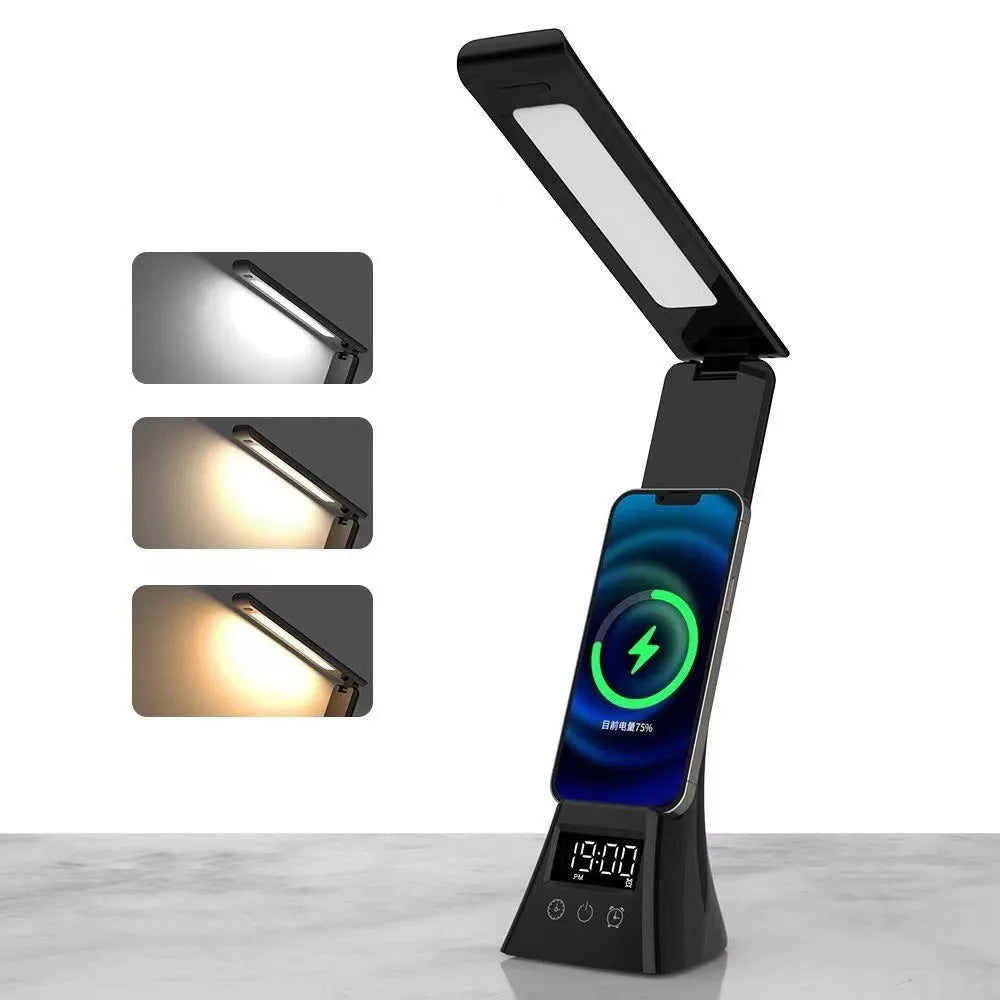 Wireless charging lamp with phone charger - EX-STOCK CANADA