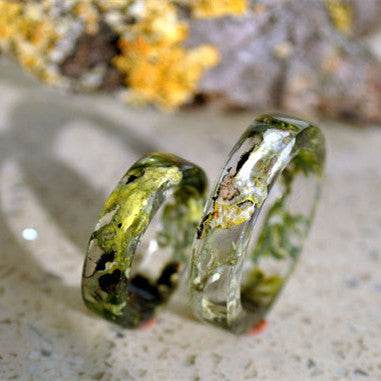 Time Resin Faceted Handmade Personality Ring - EX-STOCK Canada