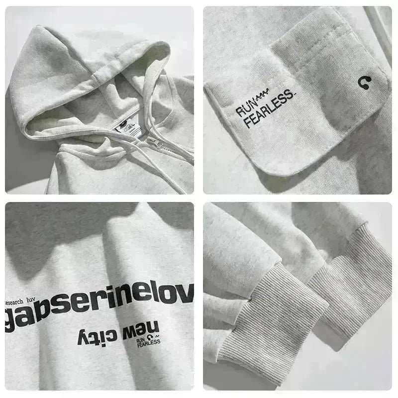 High School Drawstring Hoodie Pullover sweatshirt for Autumn Season - EX-STOCK CANADA