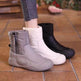Winter Plush Snow Boots With Side Zipper Warm Thick-sole Non-slip Waterproof Short Shoes For Women - EX-STOCK Canada