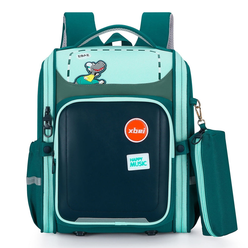 Schoolbag Boys And Girls Burden Reduction Spine Protection Water-proof Large Capacity EX-STOCK