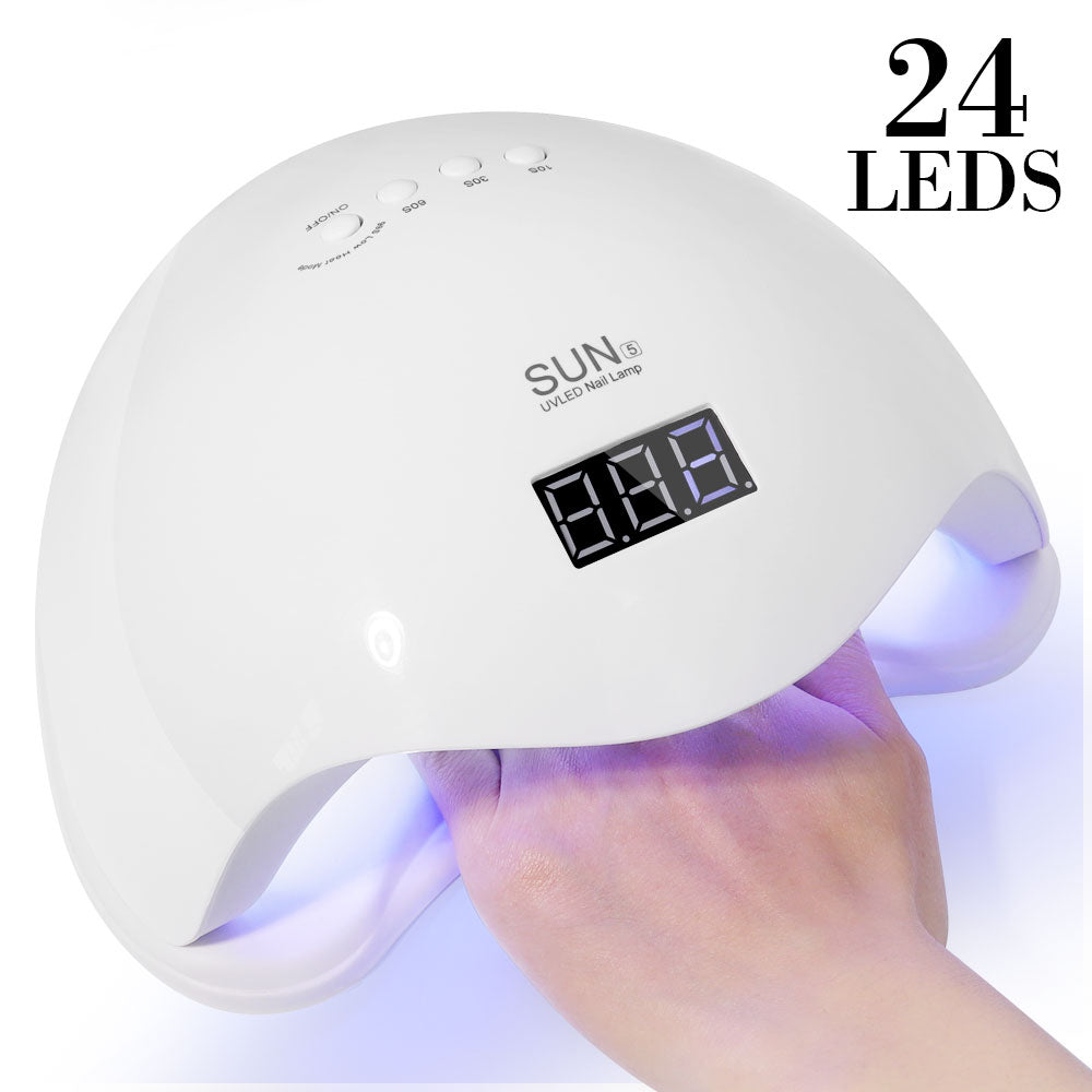 LED Nail Lamp, Nail Dryer Gel Nail Polish Curing LED UV Light With 4 Timers Automatic Sensor LCD Display Professional Nail Art Tools Accessories For Fingernail Toenail Salon EX-STOCK Canada 