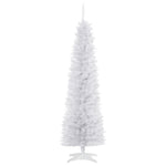 6 FT Christmas Tree Classic Tree Holiday Indoor Decoration, With Stable Plastic Base, White EX-STOCK Canada 