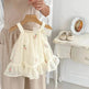 Newborn baby girl Embroidered Mesh Baby Bloomer With Skirt Infant baby Casual dress for baby girl - EX-STOCK Canada