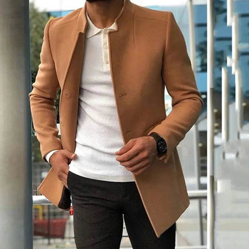 Buy Single Breasted Plain Slim fit Blazer for Men Business Work Jacket - EX-STOCK Canada