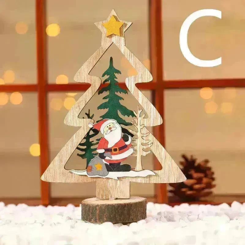 Christmas Day Wooden Bar Decoration Decorations - EX-STOCK CANADA