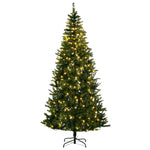 7.5 Feet Prelit Artificial Christmas Tree Warm White LED Light Holiday Home Xmas Decoration, Green EX-STOCK Canada 