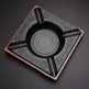 Luxury Wooden Metal Alloy 4 slots Cigar Ashtray - EX-STOCK Canada