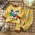 Unisex Children's Two piece Sleepwear Cotton Autumn Clothes Long Johns Pajamas for Kids - EX-STOCK Canada