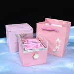 Rotating Soap Flower Rose Gift Box Creative Rotating Rose Jewelry Packaging Box Valentine's Day Gift For Women - EX-STOCK Canada