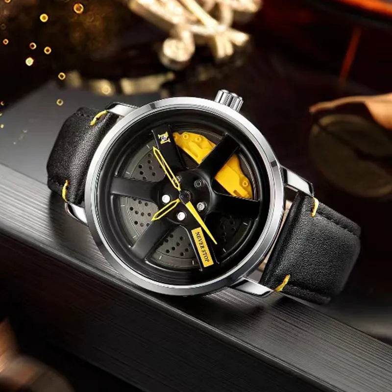 Quartz Men's Mesh Strap Trendy Unique Dial Watch - EX-STOCK Canada