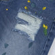 Ripped Paint Wide-leg Denim Trousers For Men Jeans - EX-STOCK CANADA