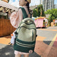 Retro Contrast Color Casual Backpack For Women - EX-STOCK Canada