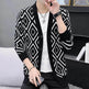 Slim fit High-end Knitted Cardigan Sweater For Men - EX-STOCK Canada