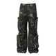 New American Jungle Camouflage Amekaji Multi-pocket Design Casual Wide-leg Workwear Cargo Trousers Pant - EX-STOCK Canada