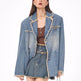 Casual Loose Denim Suit Jacket For Women - EX-STOCK Canada
