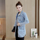 Women Denim Jacket Slim Mid Length EX-STOCK Canada 