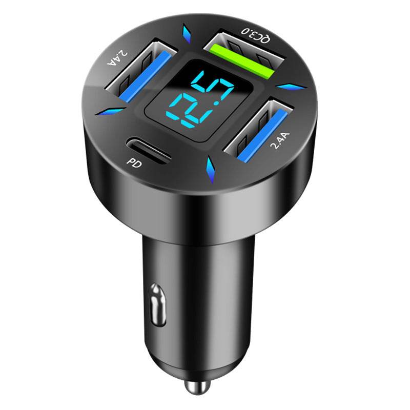 Four-port Car Charger 4USB Car Charger EX-STOCK Canada 