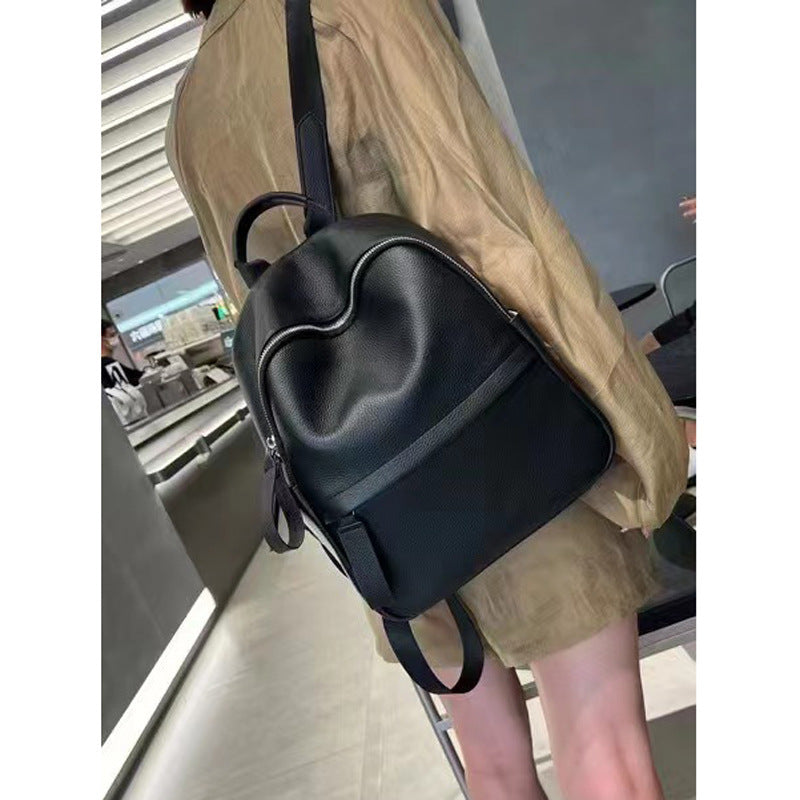 High-grade Baidu Leather Backpack EX-STOCK