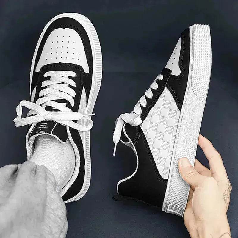 Casual Lace-up Sneakers Men Fashion Breathable Platform Sneakers Shoes Outdoor Sports sneakers . - EX-STOCK Canada