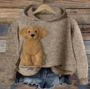 Digital Printing Dog Pattern Sweater Men - EX-STOCK Canada