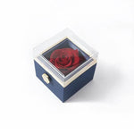Fashion Acrylic Rotating Valentine Rose Jewelry gift Box - EX-STOCK Canada