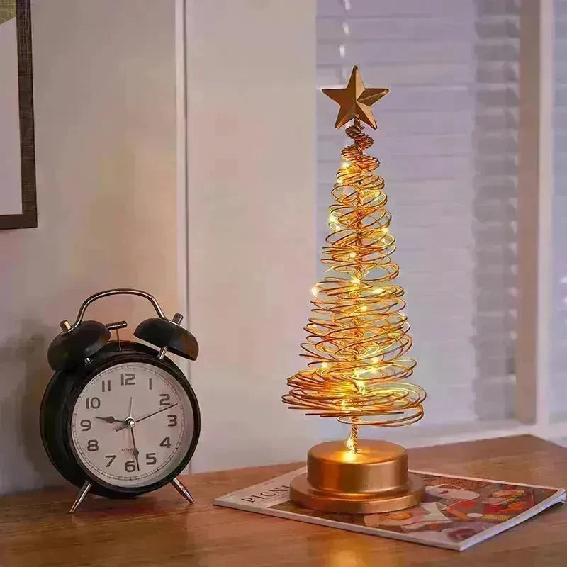 Spiral LED Light Christmas Tree Decoration Night Light Ornaments - EX-STOCK CANADA