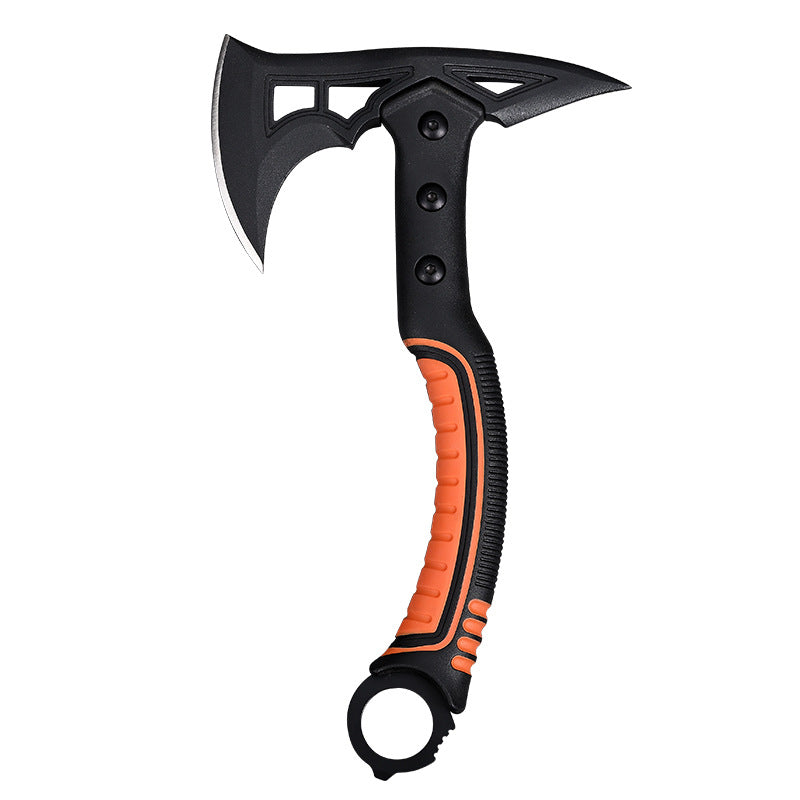 Multi-function camping axe for outdoor utility use