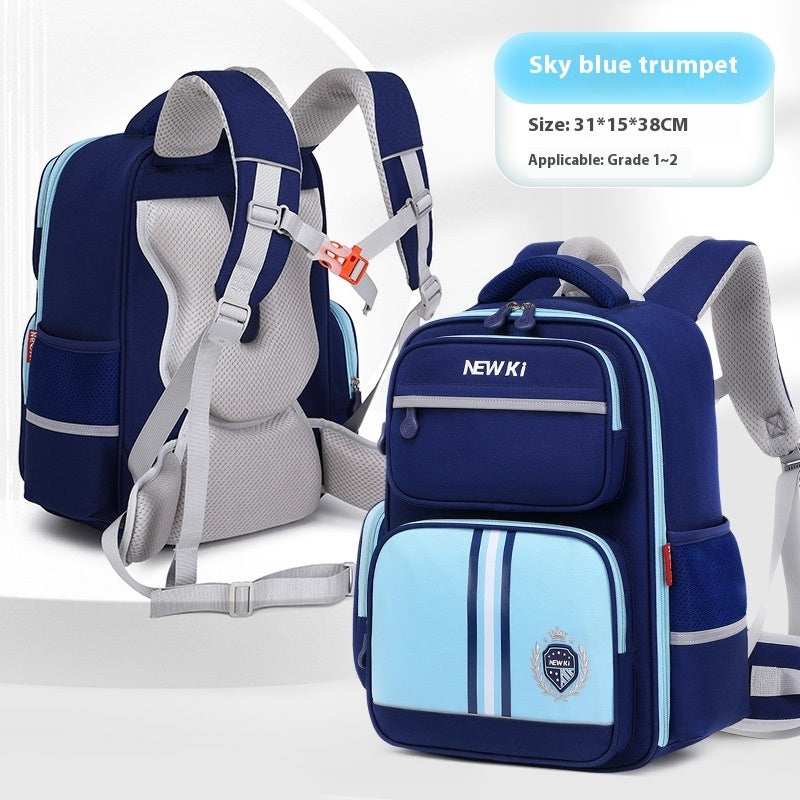 School Student Schoolbag Children's Waterproof Backpack Wear-resistant Men And Women EX-STOCK