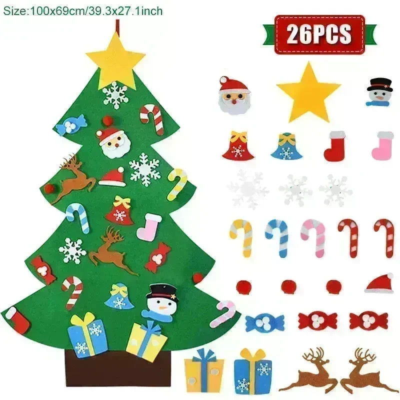DIY Felt Christmas Tree Ornaments For Kids - EX-STOCK CANADA