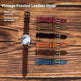 20mm Watch First Layer Cow Leather Watch Strap Retro Comfort - EX-STOCK Canada