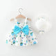 Casual Newborn Baby girl Printed Bow Princess Dress - EX-STOCK Canada