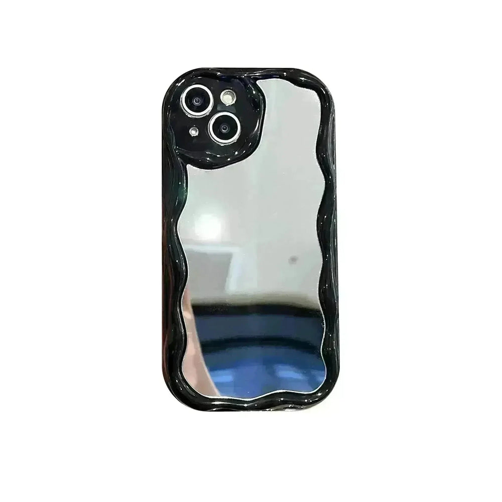 Cream Pattern Mirror Phone Case Drop-resistant Transparent Case - EX-STOCK CANADA