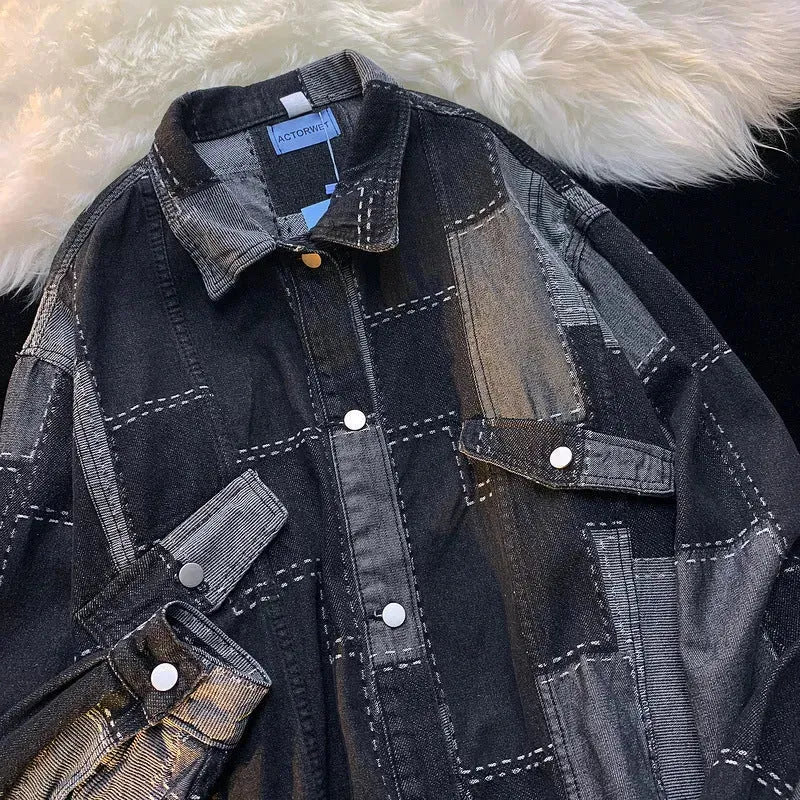 Black Denim Cardigan Jacket New Men And Women - EX-STOCK CANADA