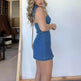 Fashion Slim Fit Slit Sling Denim Mini sleeveless Dress Women - EX-STOCK Canada