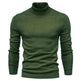 Men's Plain Slim Pullover Polo Sweatshirt Turtleneck Sweater Winter Casual Tops Men - EX-STOCK Canada