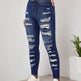 2025 Women's Ripped Tight Cropped Pants, New High Stretch Jeans, Fashionable And Versatile Street Style, Slim Fit Design, Women's Jeans And Clothing EX-STOCK Canada 