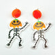 Halloween Day Ornament Colorful Ghost Eyes Funny Acrylic Earrings For Women - EX-STOCK Canada