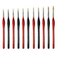 Gouache Oil Painting Watercolor Hand-painted Crochet Pen Paint Brush Miniature and Micro Detail Paint Brush, Triangular Grip Handles Art Brushes For  Acrylic Painting - EX-STOCK CANADA
