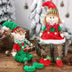 Christmas Hanging Legs Sitting Doll Ornaments - EX-STOCK CANADA