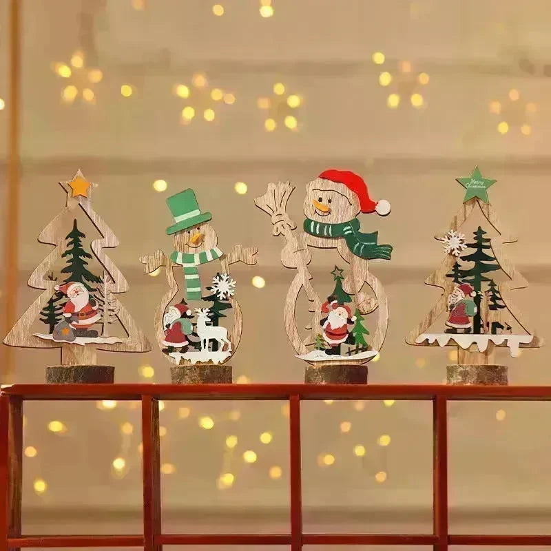 Christmas Day Wooden Bar Decoration Decorations - EX-STOCK CANADA