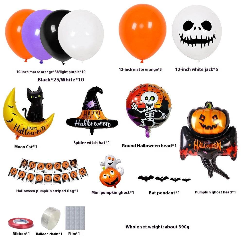 Halloween Hanging Flag Balloon Set Party Decoration Supplies - EX-STOCK Canada