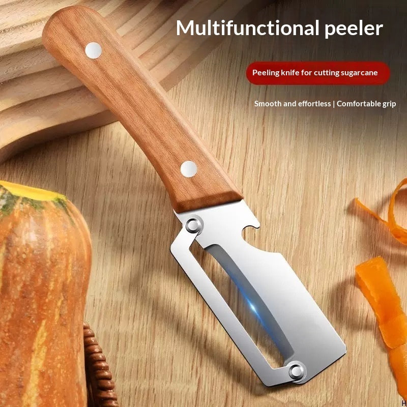 Thickened Multi-functional Stainless Steel Peeler 