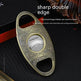Embossed Portable Metal Alloy Cigar Cutter and Torch Lighter Gift box set - EX-STOCK Canada