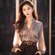 Chic And Beautiful Small Top Gray Blouse Shirt for Women - EX-STOCK CANADA