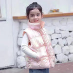 Down Cotton Vest Autumn And Winter Waistcoat Winter Clothing Children Sleeveless Puffer jacket - EX-STOCK CANADA
