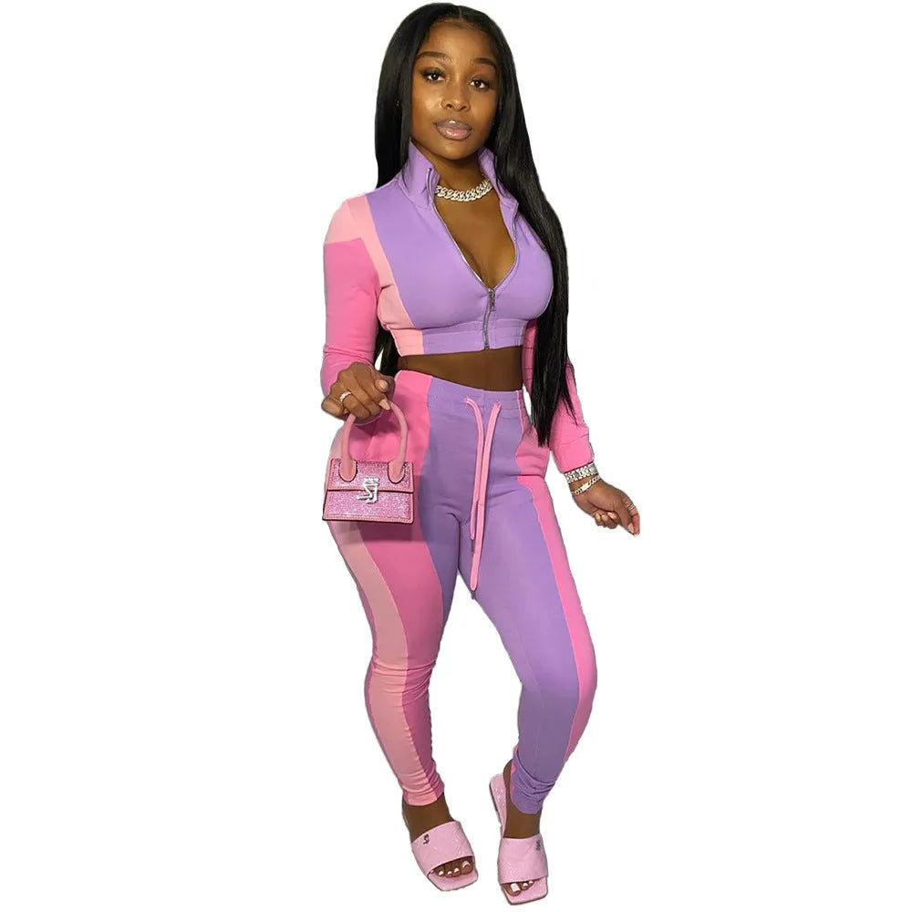 2pcs women Athleisure Outfit set Fitness wear for women - EX-STOCK CANADA